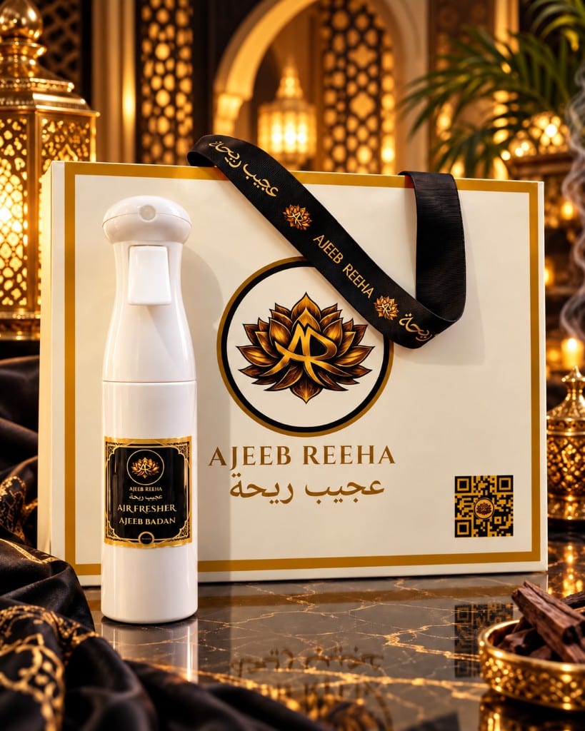 Air Freshener Ajeeb Badan, vaporisateur et coffret — Ajeeb Reeha