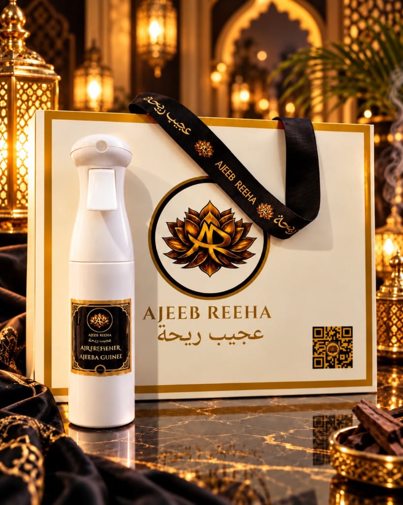 Air Freshener Ajeeba Guinee, vaporisateur et coffret — Ajeeb Reeha