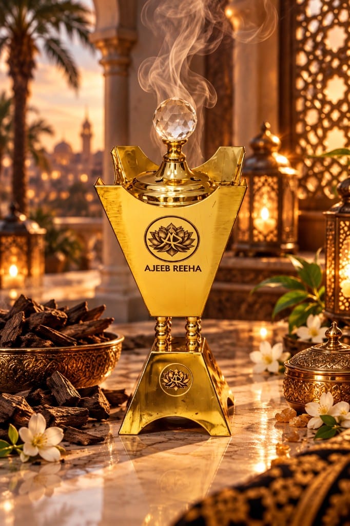 Encensoir doré AJEEB REEHA